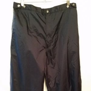 Vintage Stone Hill GOLF Rain Pants Black Nylon XL